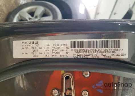 2018 Ram 1500 Slt from USA, damaged, VIN 3C6RR7LT0JG195775